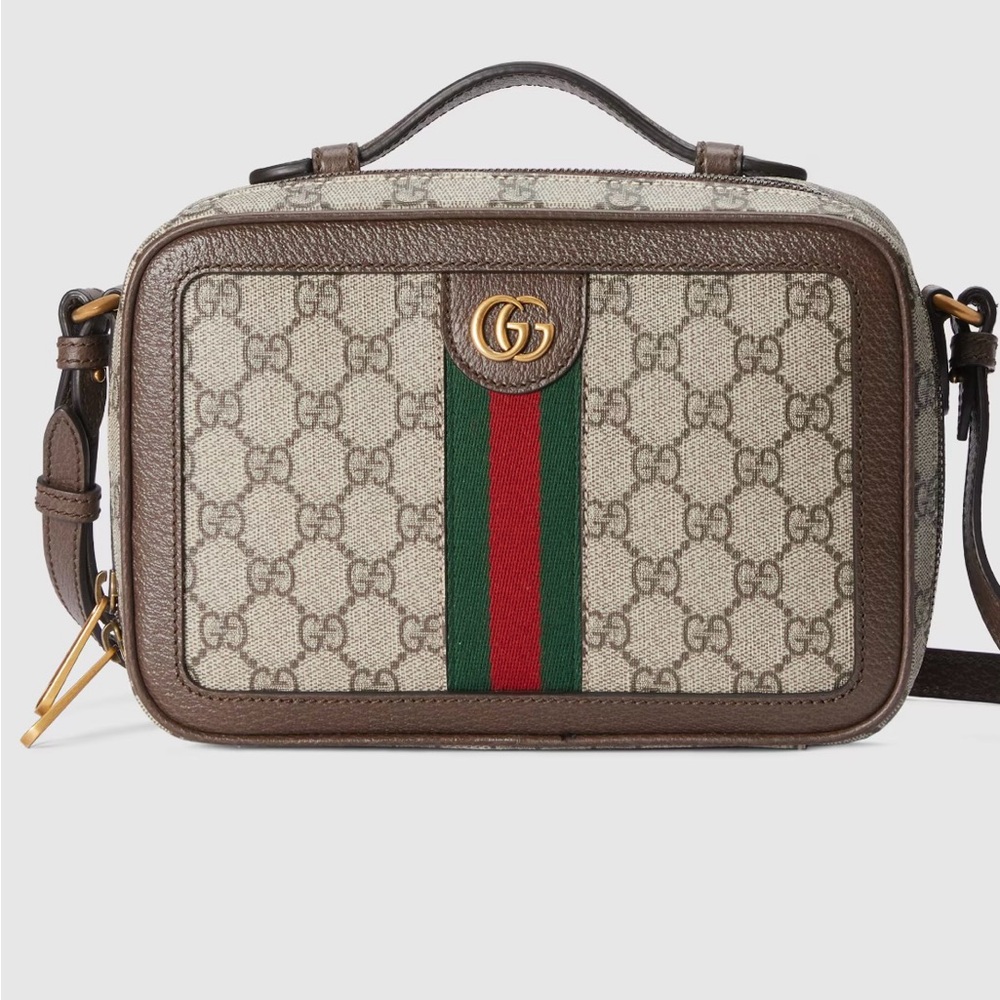 Gucci Beige and Brown Crossbody Bag